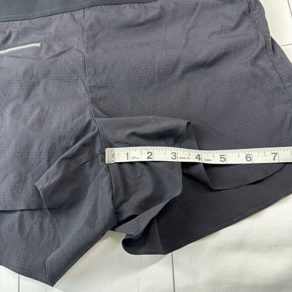 Athleta Shorts Womens 8 Black Mod Trekkie Zip Pocket Ripstop Pull On Athletic - Picture 10 of 11